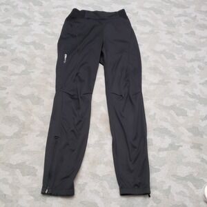 Crafts Pants Womens XS Black Drawstring Fleece Bike Cycling